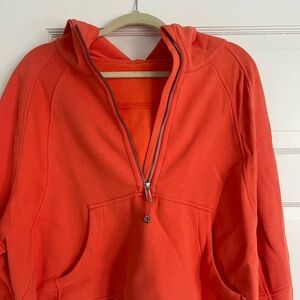 lululemon athletica orange scuba Hoodie